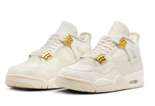 (WMNS) Air Jordan 4 Retro ‘Metallic Gold’ – AQ9129-170