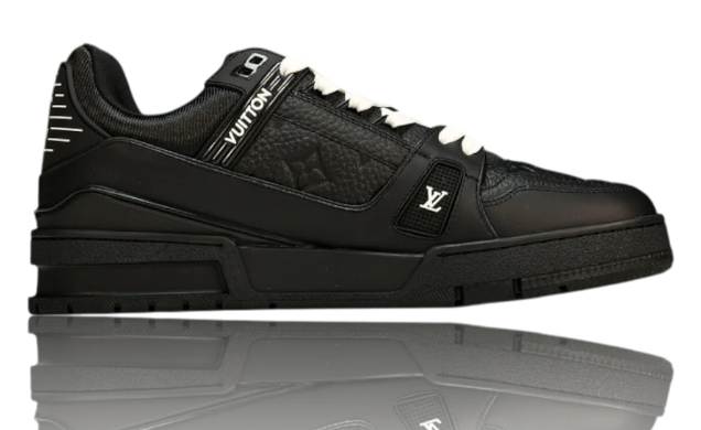 Trainer Low 'Monogram Black Embossed'