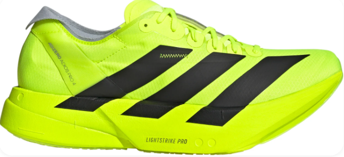adidas Adizero Adios Pro 4 Men's Running Shoes – Yellow | JR1163
