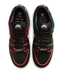 Nike SB Dunk Low Pro QS 'Black/White/Challenge Red'