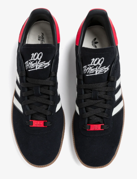 Adidas Originals x 100 Thieves Palos Hills 'Silver/Core Black' JR5536
