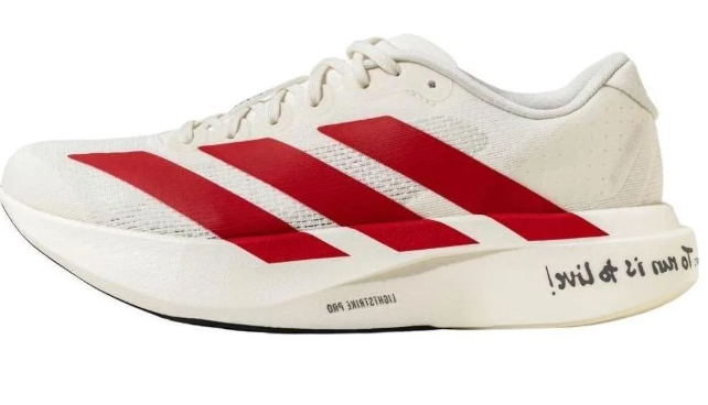 adidas Adizero Evo SL Running Shoes – 'White Red' JS1182