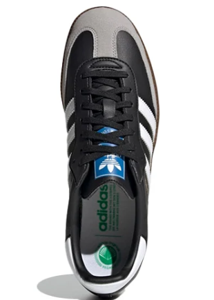 adidas Samba Vegan ‘Black White Brown’ – H01878