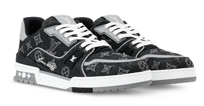 LV Trainer Sneaker Revisited This Season In Monogram