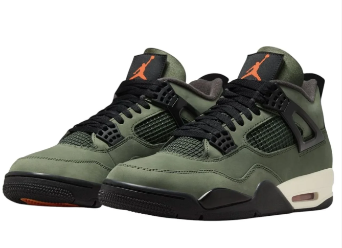 Air Jordan 4 x Undefeated 'Deep Green' – IB1519-200