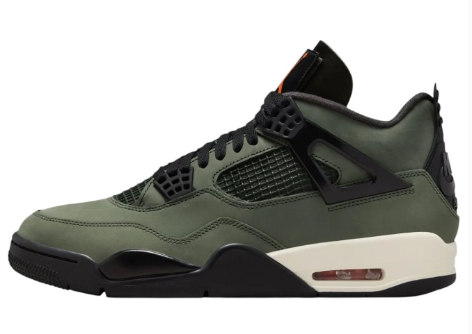 Air Jordan 4 x Undefeated 'Deep Green' – IB1519-200