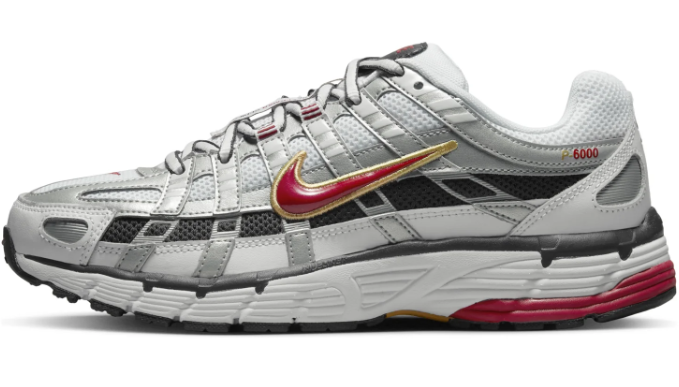 WMNS Nike P-6000 CNPT ‘Metallic Silver / Red’ – BV1021-101
