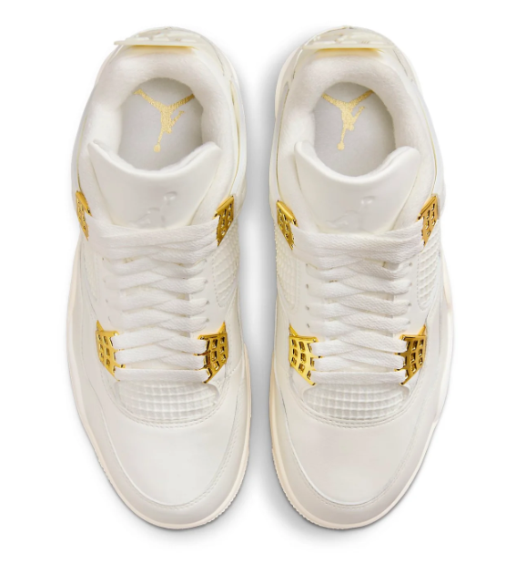 (WMNS) Air Jordan 4 Retro ‘Metallic Gold’ – AQ9129-170
