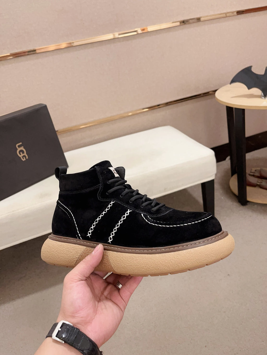 UGG Ca78 Tasman Black — Dark Edge, All-Day Comfort | EU 38–44