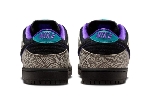 Nike SB Dunk Low 'Dashawn Jordan' Snake Skin/Black/Fierce Purple