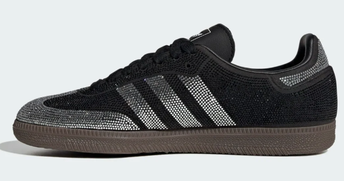 adidas Samba OG Women's Shoes – Rhinestone Black & Silver